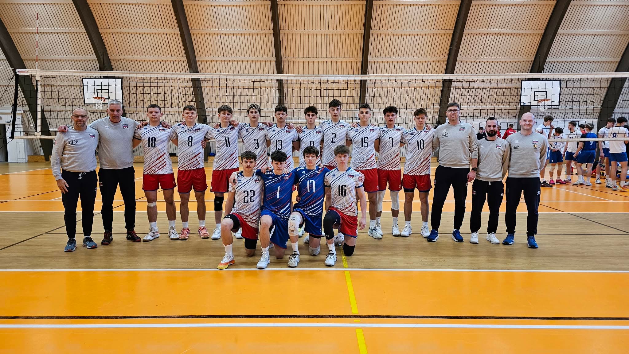 Slovenskí volejbalisti do 18 rokov v generálke na turnaj MEVZA odohrali dva zápasy v Česku