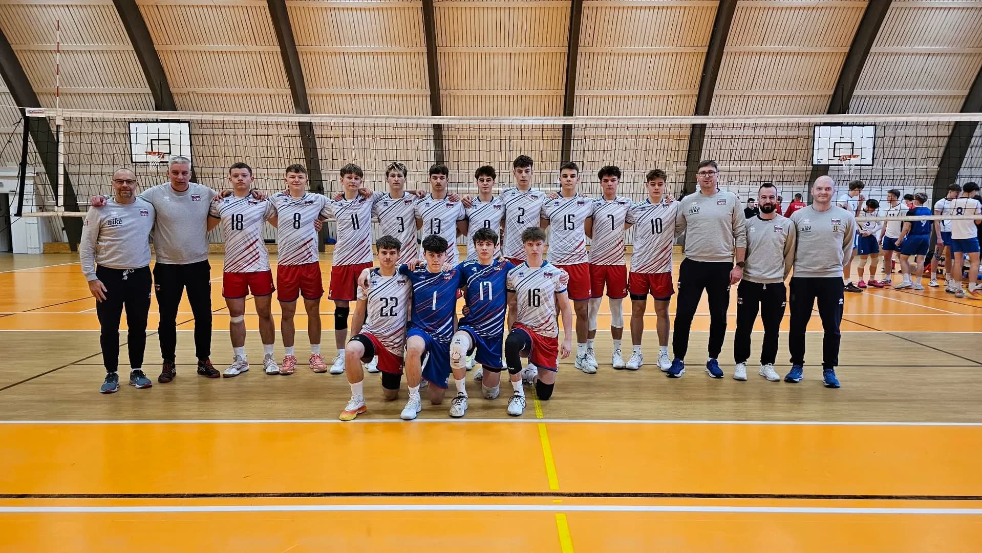 Slovenskí volejbalisti do 18 rokov v generálke na turnaj MEVZA odohrali dva zápasy v Česku