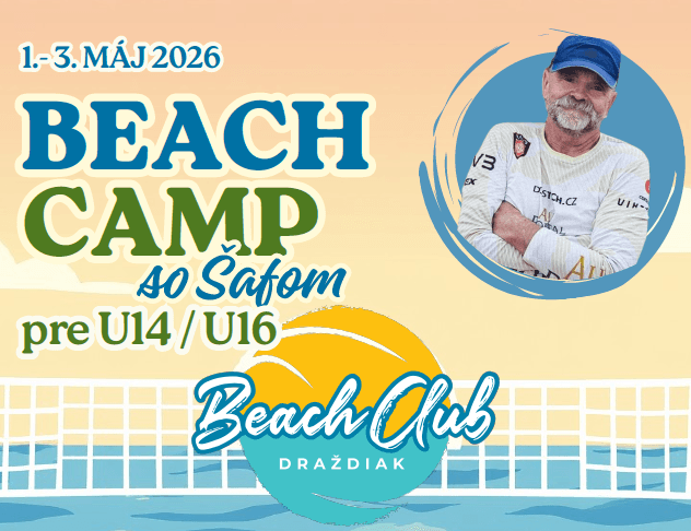 Beach Camp 2026 na Draždiaku otvoril registráciu: mladé talenty čaká trojdňový volejbalový zážitok