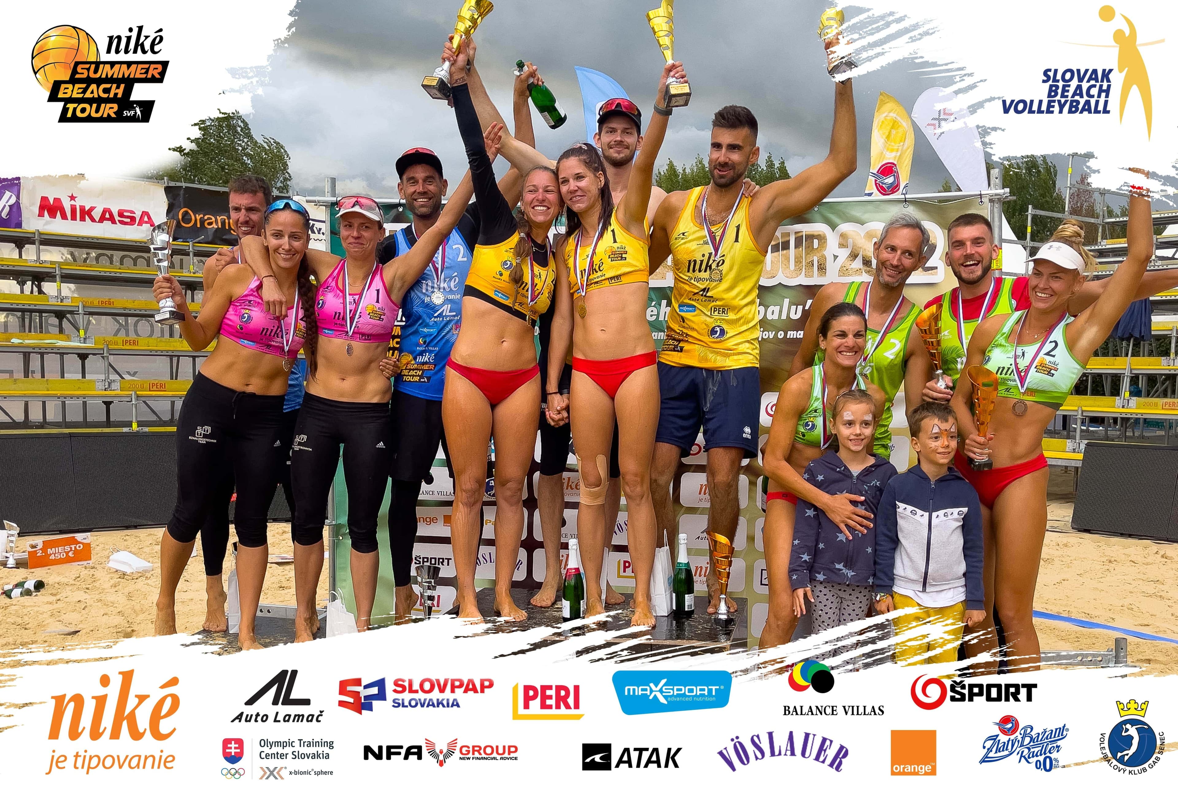 Niké Summer Beach Tour ovládli Ludha s Pokopcom a Slezáková s Bundzelovou
