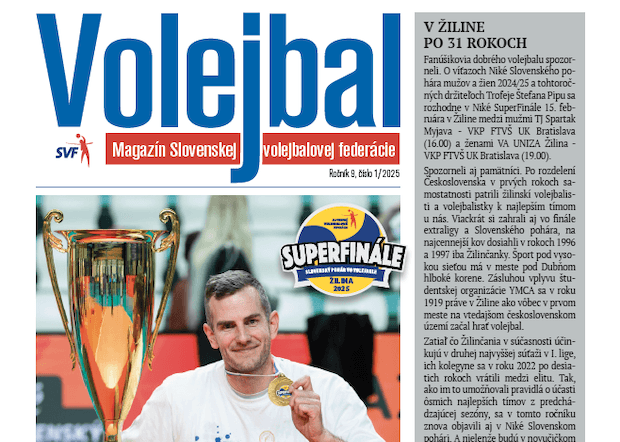 Vychádza nové číslo magazínu Volejbal - január 2025