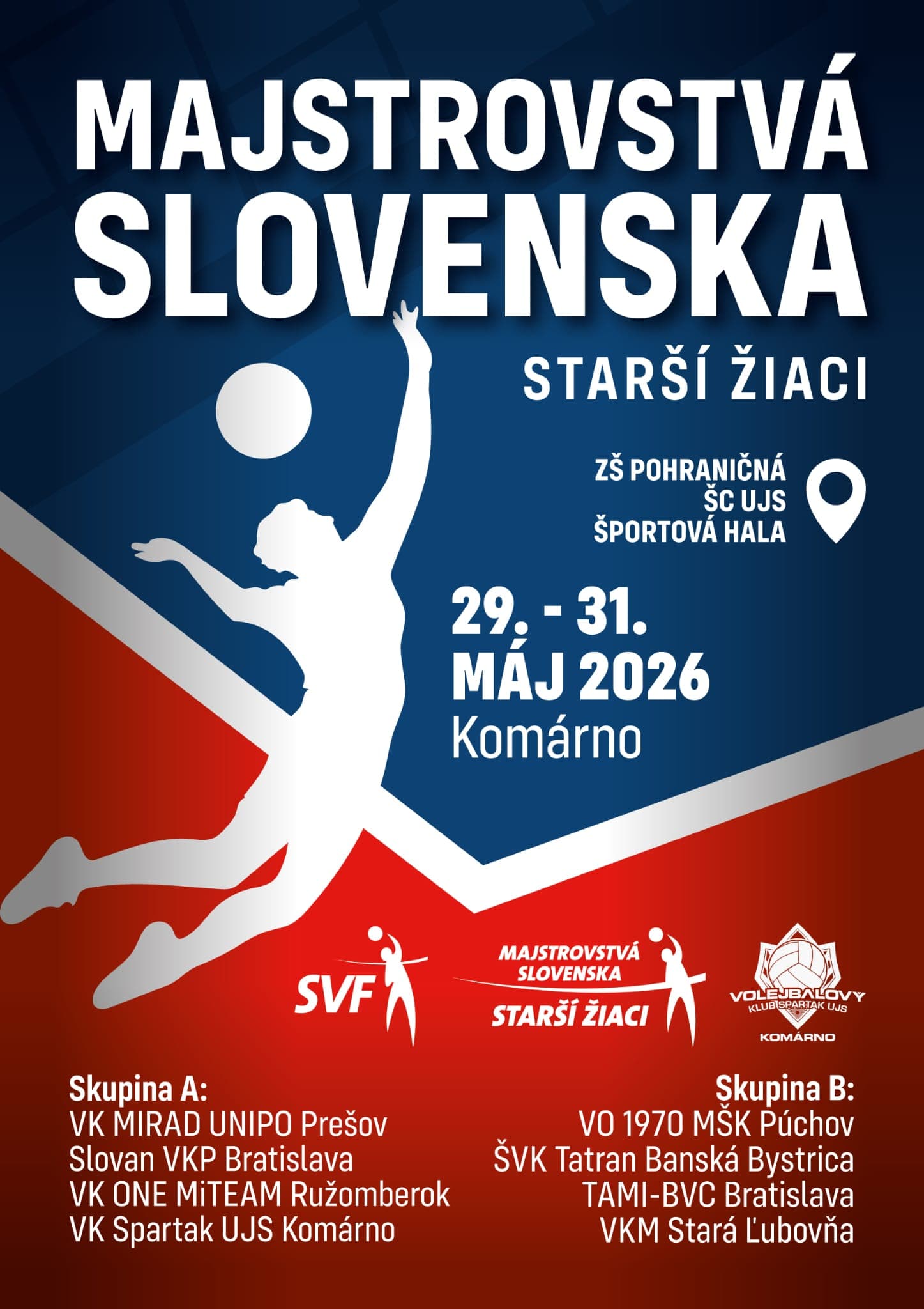 Finálový turnaj M-SR starších žiakov (29.-31.5.2026, Komárno)