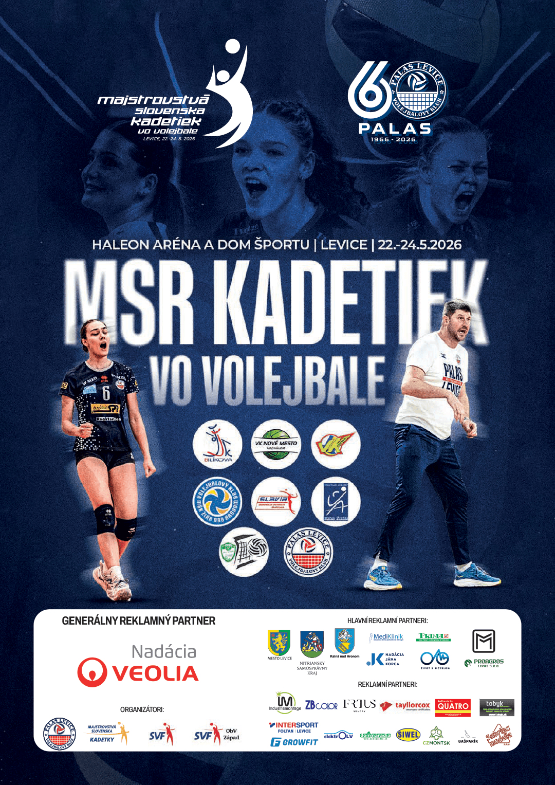 Finálový turnaj M-SR kadetiek (22.-24.5.2026, Levice)