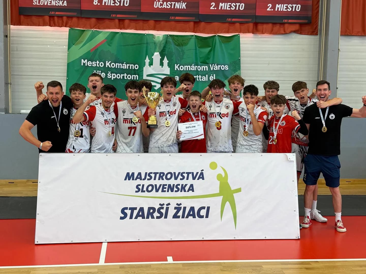 Prešov ovládol majstrovstvá Slovenska starších žiakov, vo finále zdolal Slovan VKP Bratislava