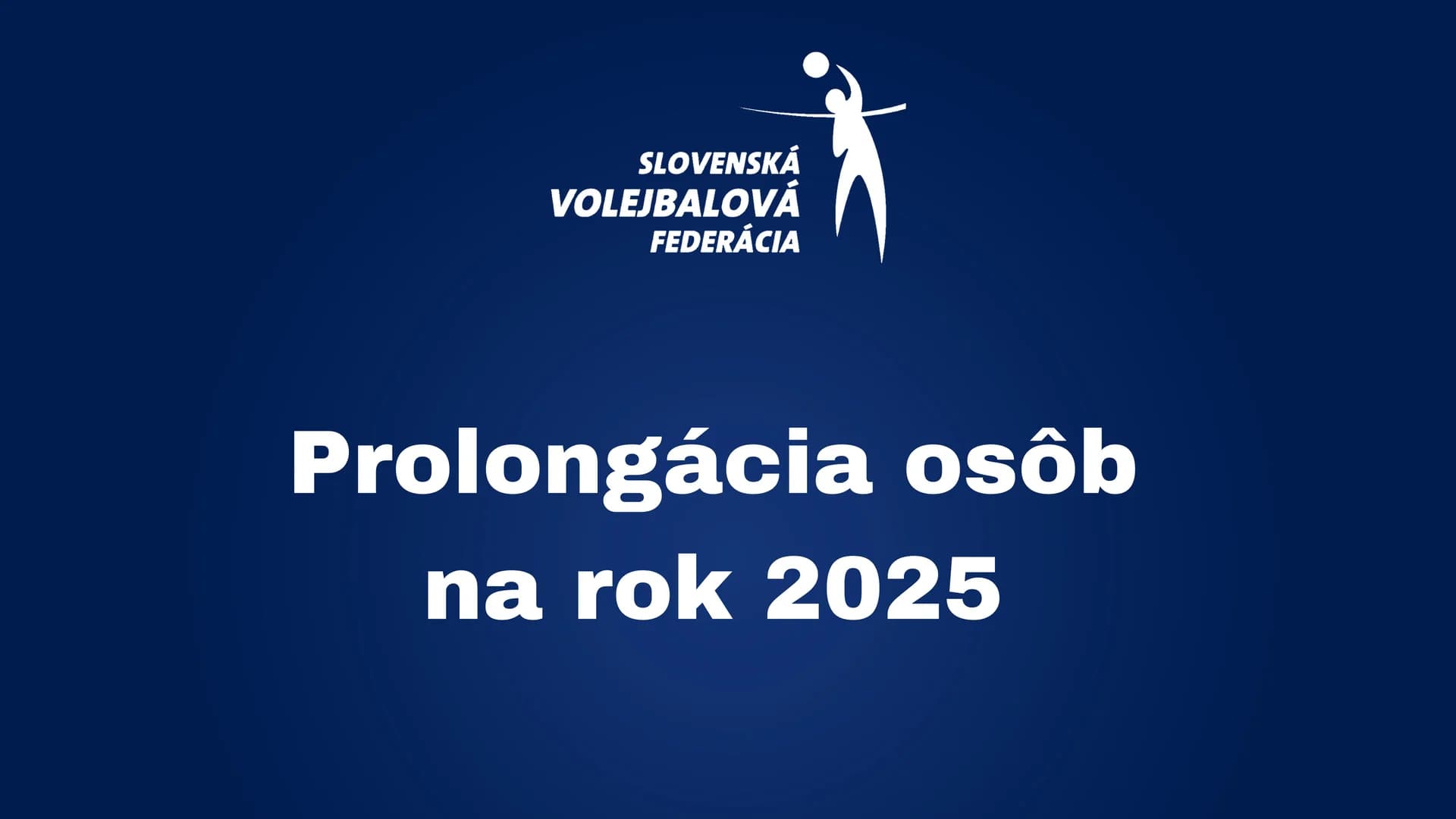 Prolongácia osôb na rok 2025