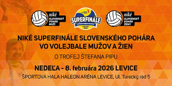 Akreditácie na Niké SuperFinále Slovenského pohára 2026