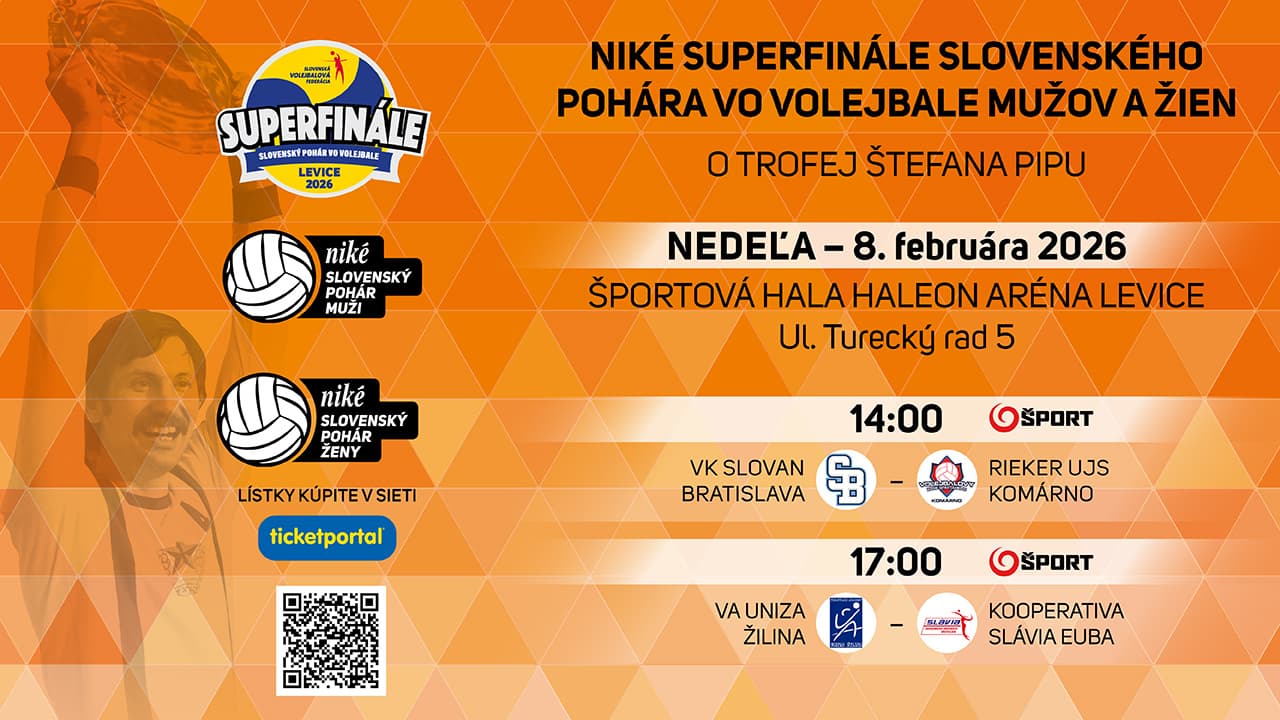 Špeciálne vstupenky pre deti a mládež na Niké SuperFinále Slovenského pohára 2026