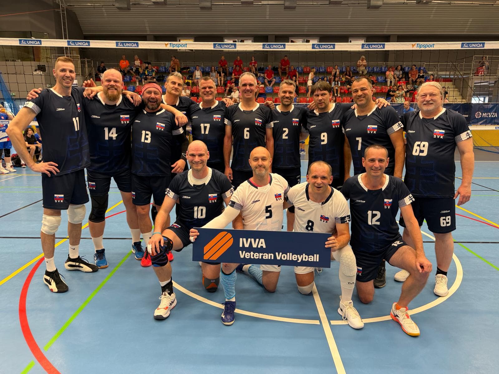 Slovenskí volejbaloví veteráni na ME IVVA v Prahe zatiaľ bez prehry
