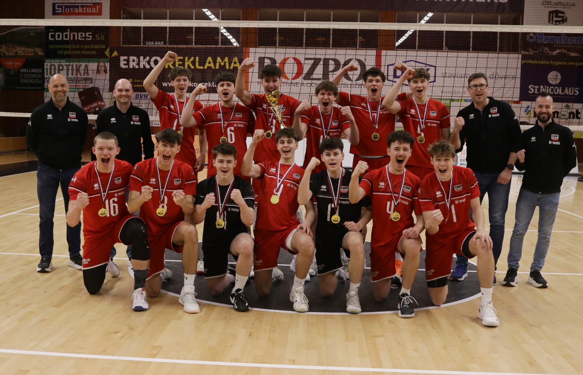 Volejbalisti SŠŠ Volejbal Trenčín triumfovali vo finále 1. ligy mužov