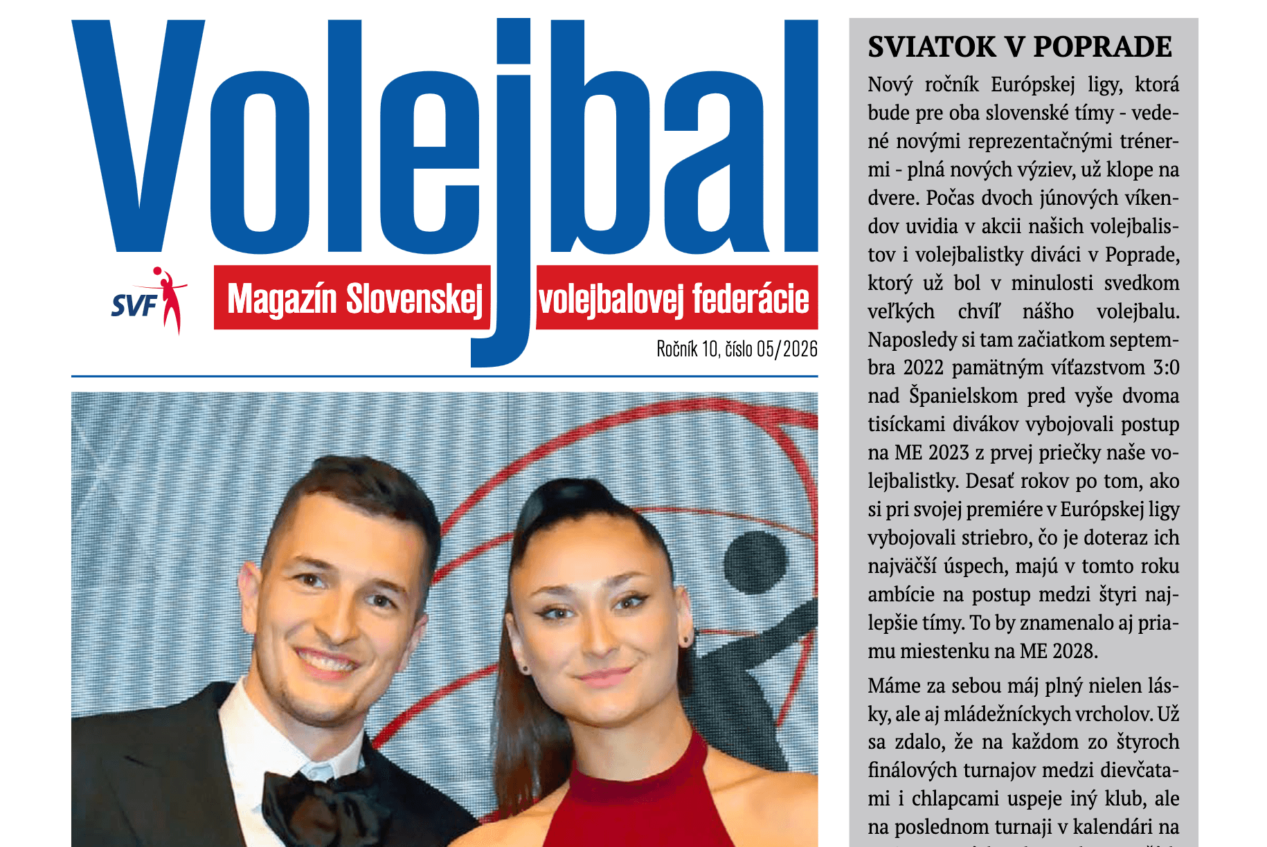 Vychádza nové číslo magazínu Volejbal – máj 2026