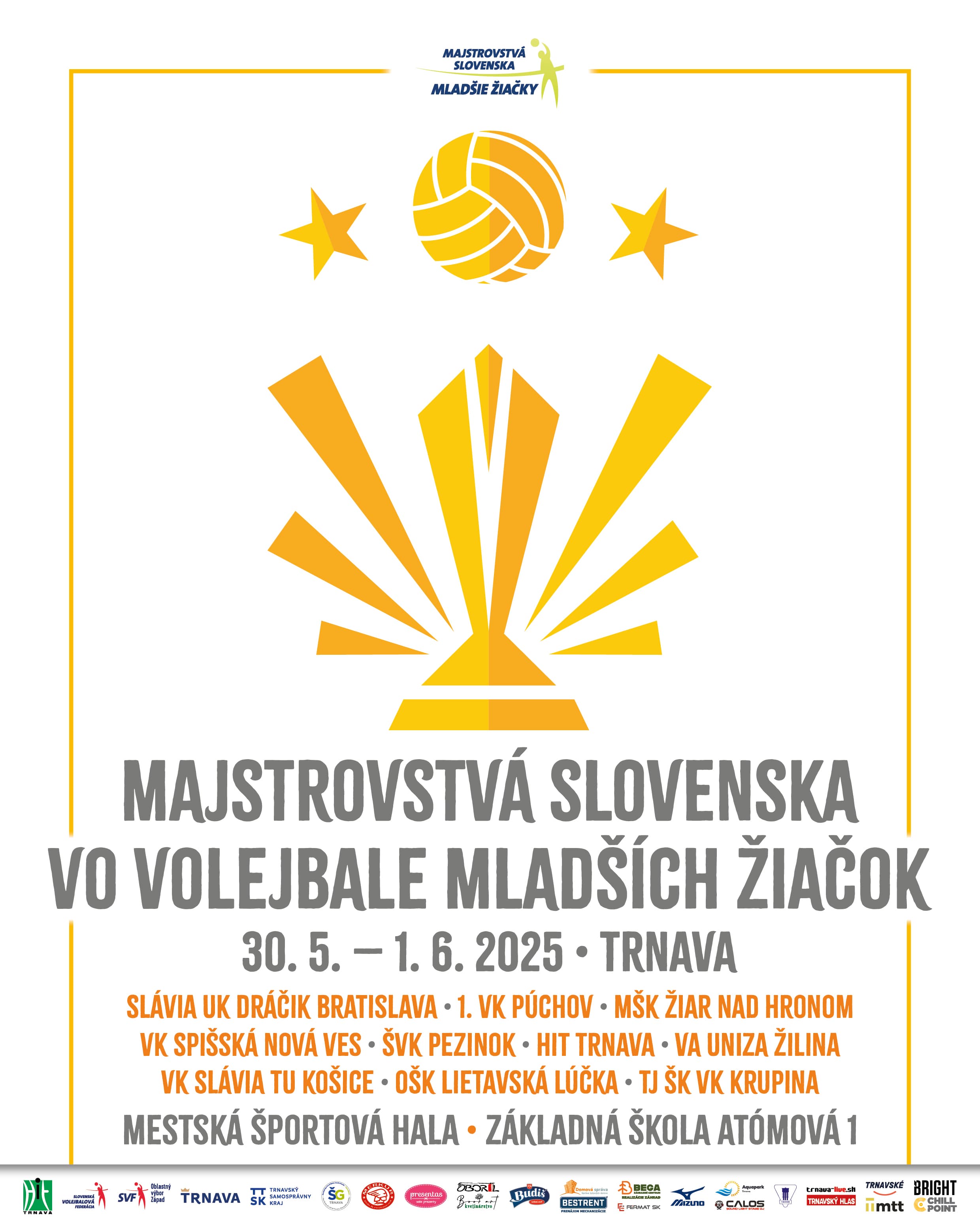Finálový turnaj M-SR mladších žiačok (30.5.-1.6., Trnava)