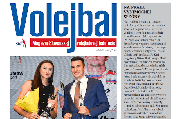 Vychádza nové číslo magazínu Volejbal - máj 2025