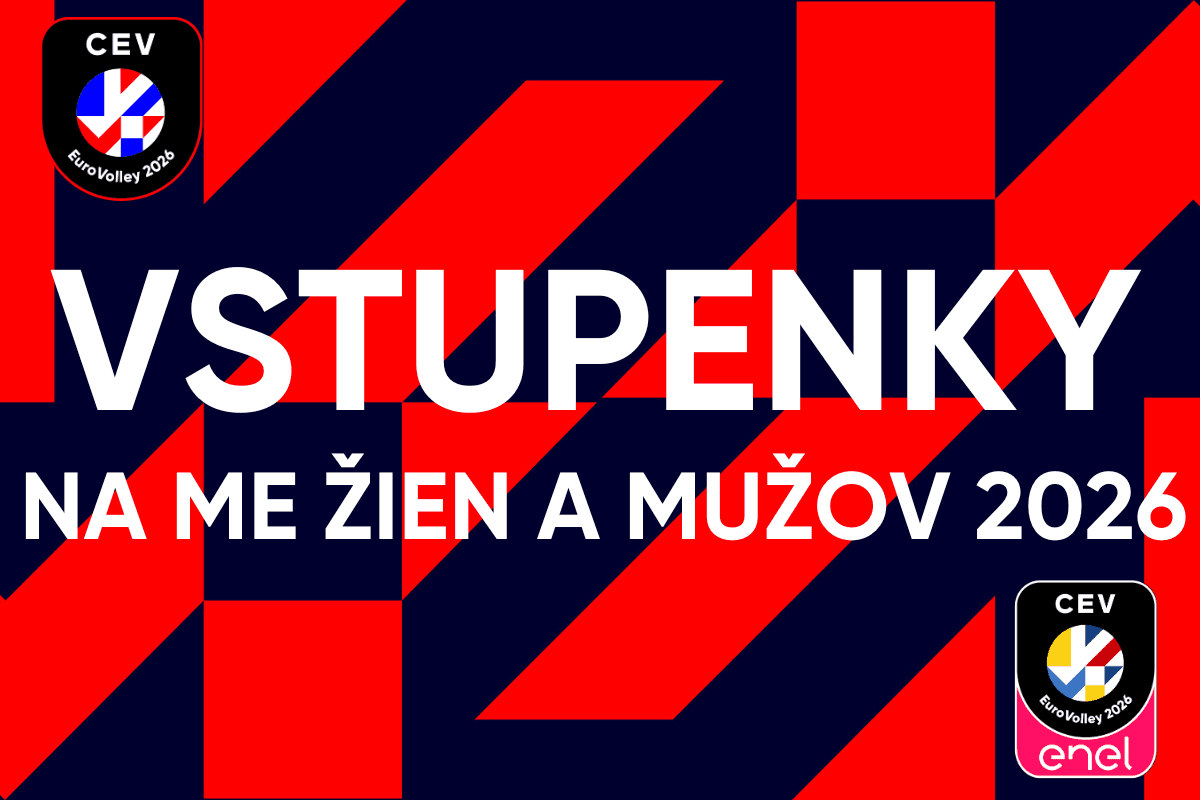 Vstupenky na zápasy slovenských reprezentácií na EuroVolley 2026 sú v predaji